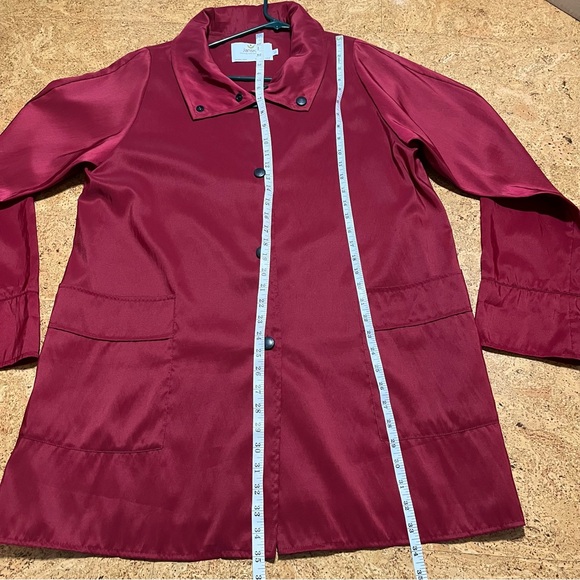 Janska Lizzy Raincoat In Red Sz L - Picture 11 of 15